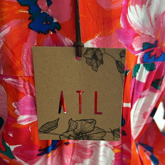 Abel the label ATL Anthropologie floral high-low Dress - Picture 9 of 15